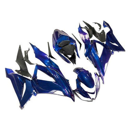 Chameleon Blue Fairings for Kawasaki ZX6R 2013-2018 Injection Bodywork - color: Chameleon Blue Purple