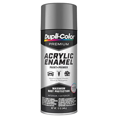 Dupli-Color EPAE10300 Premium Acrylic Enamel Spray Paint - Medium Gray - 12 oz. Aerosol Can - color: Medium Gray