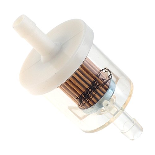 Inline Fuel Filter Universal Fuel Filters for Small Engine Motorcycle Lawn Mower (Pack of 2) Replace 691035 49019-0027 AM108356