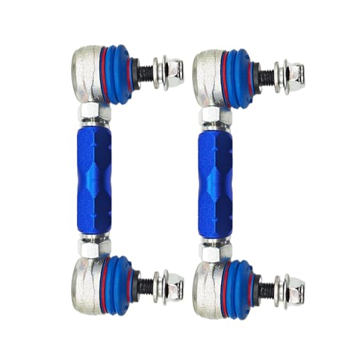 125mm-150mm Universal Adjustable Sway Bar End Links | M10 Stud with 12 mm Spacer Washer | Adjustable Sway Bar Links - size: 125MM-150MM