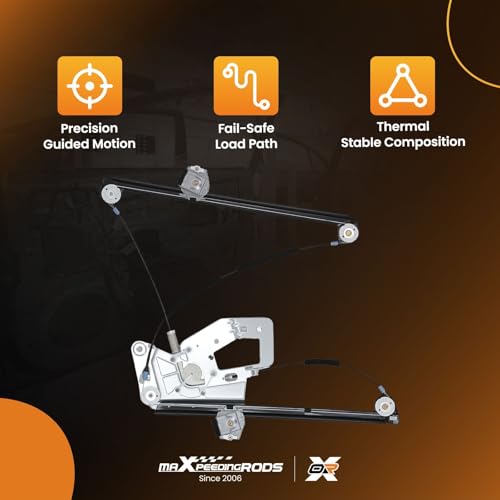 maXpeedingrods Power Window Regulator Front Right Replaces 740-479, 51338252394 Compatible for BMW 525i 528i 530i 540i M5 1997-2003 - style: 740-479