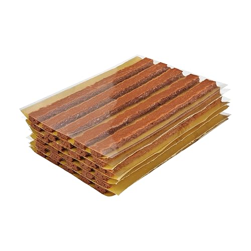 Durable Rubber Strings (1/4"x4", Brown 30pcs) Tire Repair Plug Strips Kit for Tubeless Tires, Fits Car, Motorcycle, Truck, RV, ATV(TS-160C30) - color: Brown, size: 4“ x 0.24" 30 pcs