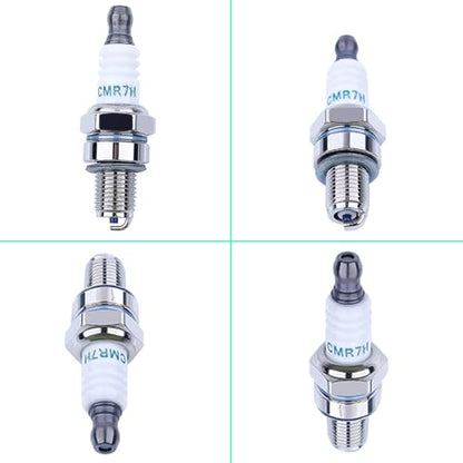 10 Pack CMR7H Spark Plugs, Spark Plug for Shindaiwa 3699-91867 Red Max 369991867, 506615101, 544260901, Sparkplug for Husqvarna 581362301 Stihl Redmax Blowers Brushcutters Trimmers Chain Saws - color: 10 Pack CMR7H Spark Plug