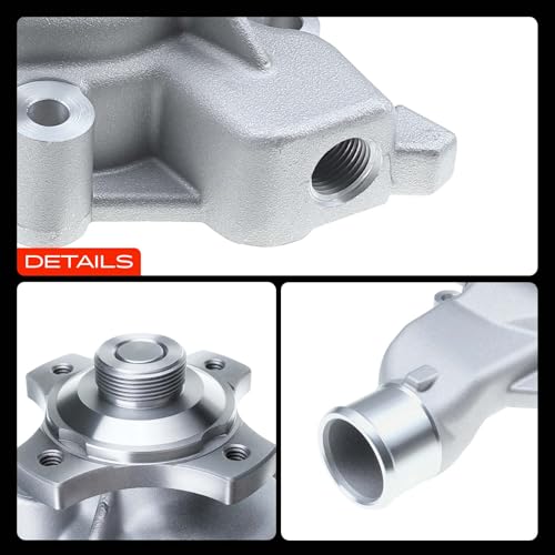 A-Premium Engine Aluminum Water Pump (6Cyl 4.0L) Compatible with Jeep