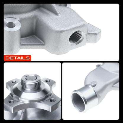 A-Premium Engine Aluminum Water Pump (6Cyl 4.0L) Compatible with Jeep