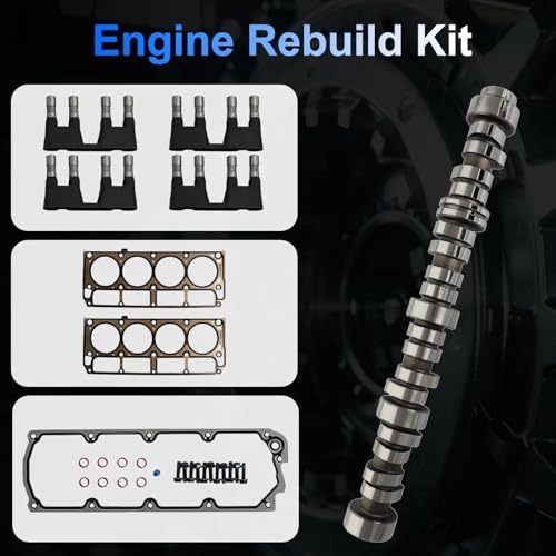 5.3 NON AFM DOD Camshaft&Head Gasket Set Bolts Fit for GMC Buick 07-13