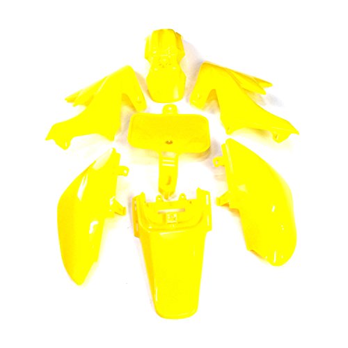 Body Work Plastic Fender Fairing Kit For Honda XR50 CRF50 Chinese 50cc 90cc 110cc 125cc 140cc 150cc 160cc Dirt Pit Bike - color: gold