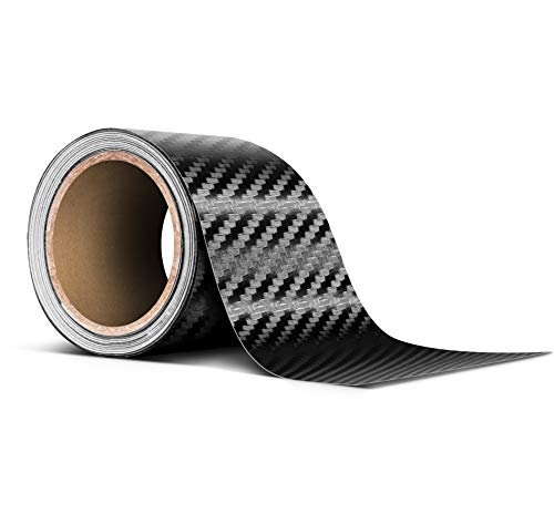 VViViD Black Carbon Fiber Air-Release Adhesive Vinyl Tape Roll (2" x 20ft) - size: 2" x 20ft