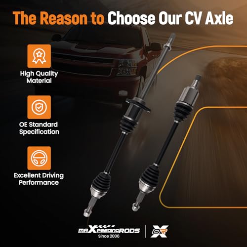 maXpeedingrods Front Left & Right CV Axle Assembly for Nissan Quest V6 3.5L - size: for 66-6411