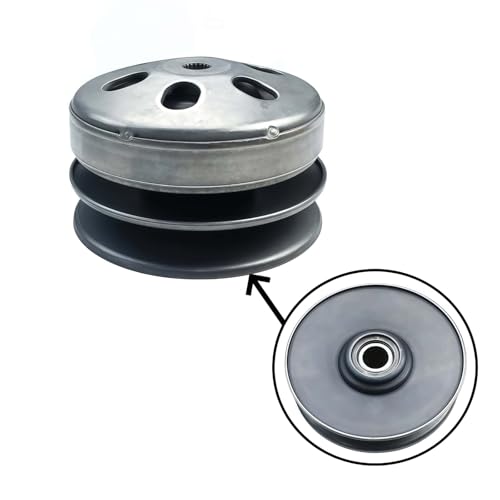 GY6 125cc/150cc Rear Clutch，Clutch Kits and Variator Assembly with 743+842 belt Compatible for 4-Stroke Engine Scooter ATV Taotao Roketa Sunl
