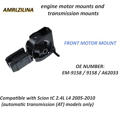 Engine Motor Transmission Mount Kit for Scion tC 2005-2010 - size: 2005‑2010 Scion tC models 2.4L