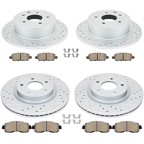 Acinoparts Front (11.65") and Rear (11.46") Brake Kit for 2013 2014-2018 - size: ABK00501