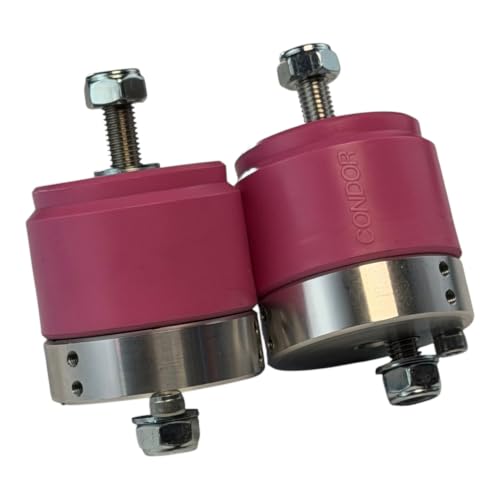 E34 525i VIP Engine Mount Set | Compatible with BMW E34 | 70A Polyurethane OEM+ Street | Condor Speed Shop | Made in USA | M20 M50TU Street Poly Mounts - size: M20/M50TU | 525i, style: VIP | Poly | Street