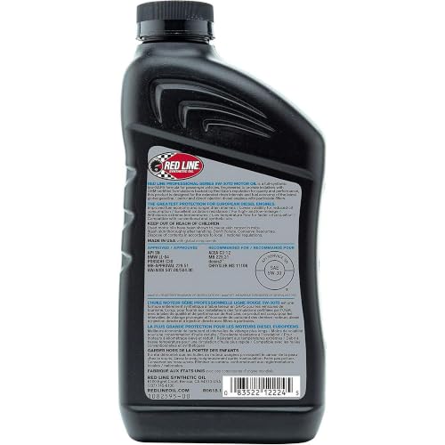 Red Line 12224 Professional Series 5W30TD Euro Motor Oil - 1 Quart