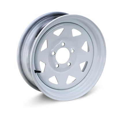 ROCKMAN Trailer Tire Wheel ST205/75R14 8-Ply 105M 5X4.5" Silver Mod Rim Pk2 - size: ST205/75R14 /5x4.5