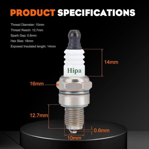 CMR6H Spark plug for NGK CMR6H 3365 Champion RZ7C - size: CMR6H 2pack