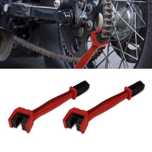 2PCS Bike or Motorcycle Chain Washer, Red