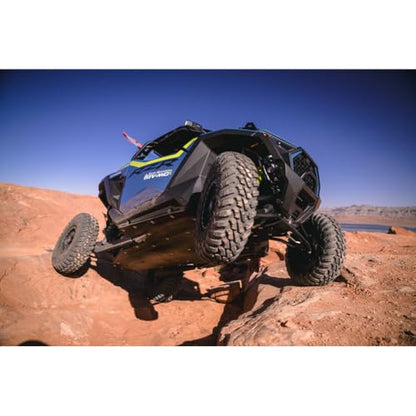 Tusk 4/156 Fremont Beadlock Wheel 15x7 4.0 + 3.0 Matte Black Compatible with POLARIS RZR Trail/XP/ProXP/General/Ranger KAWASAKI KRX/Ridge/Mule Pro YAMAHA RMAX/YXZ - color: Matte Black, size: Offset 4.0 + 3.0