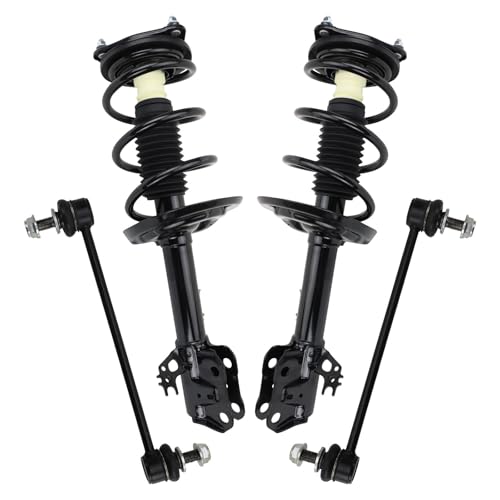 TRQ Front Suspension Kit Complete Strut & Coil Spring Assembly Sway Bar - style: PSA29047