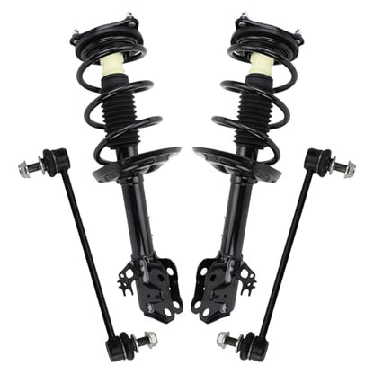 TRQ Front Suspension Kit Complete Strut & Coil Spring Assembly Sway Bar - style: PSA29047