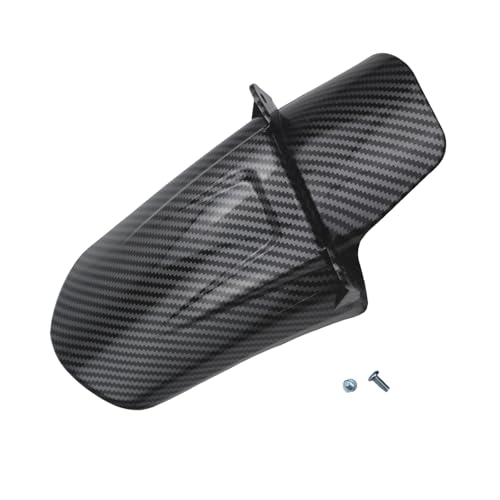 Motorcycle Imitation Carbon Fiber Rear Shock Fender Mudguard Fender Protector Mud Guard Cover Plastic Mud Flap For Light Bee X S X160 X260 Pit Dirt Bike Electric Bike - size: Carbon Fiber 1