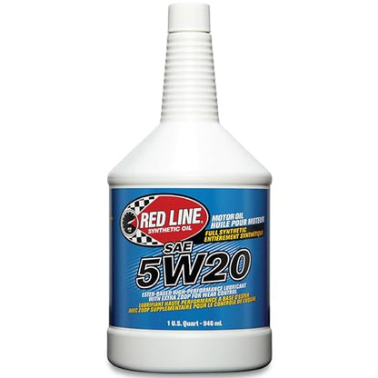 Red Line 15204 SAE 5W20 Fully Synthetic Motor Oil - 1 Quart (2 Pack) - size: Quart (2 Pack)