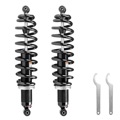 Monotube ATV Front Shocks, Shock Absorber, Struts for 2019-2023 Polaris Ranger 1000XP PS Crew; 1000 Crew; 1000XP Northstar; OEM: 7044875, 7045566-458 Lg. Spring; Amortiguadores Para Polaris Ranger