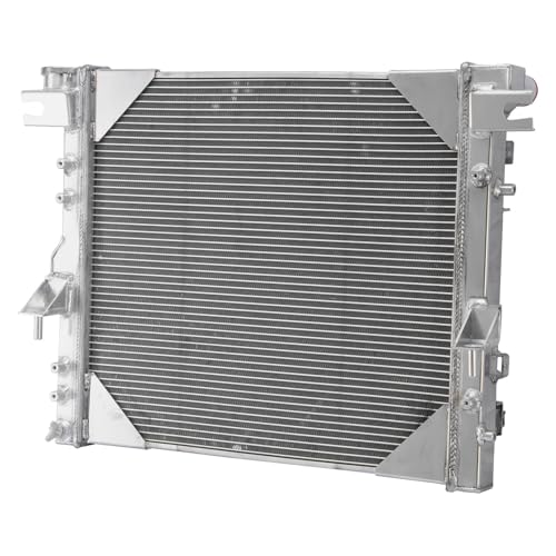 3 Row Radiator Shroud Fan For Jeep Wrangler JK 3.6 3.8L 2007-2018 - size: 3 Row Radiator+Shroud Fan