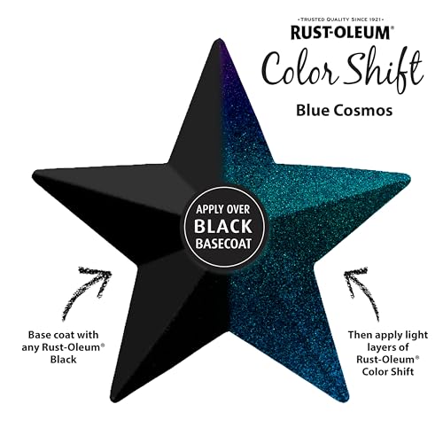 Rust-Oleum Color Shift Blue Cosmos Spray Paint - color: Blue Cosmos, size: 11 oz (Pack of 1)