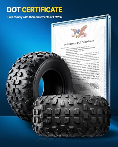 PHILTOP ATV UTV All-Terrain Tires 19x7-8,Go Kart Mini Bike Tire,4PR, Set 1 - color: Z-129 -1PCS, size: 19x7-8