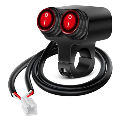 Nilight Motorcycle 7/8" (22mm) Handlebar Dual Control Switch - color: Motorcycle Handlebar Switch-Dual Control 4 Pin