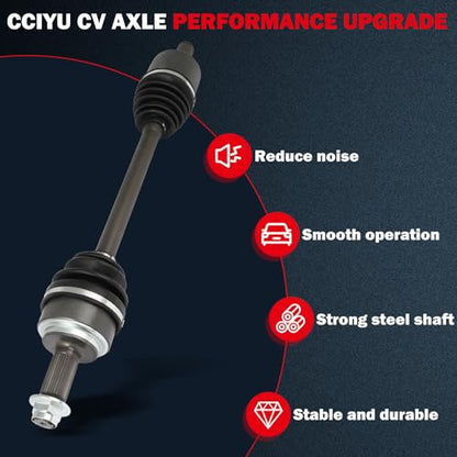 CCIYU Front- CV Axle Shaft Assembly for Honda for Odyssey 2005-2006 604224 - size: 83-1802