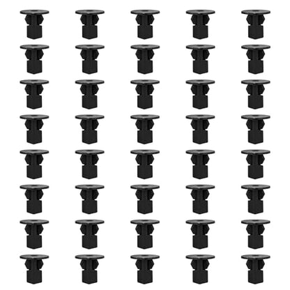 Liner Front Spoiler Trim Panel Shield Retainer Fastener, 40PCS
