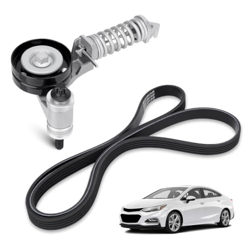 Belt Tensioner Assembly With Pulley & Serpentine Belt #55565236