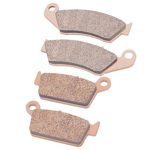 AHL Front & Rear Brake Pads Set for Yamaha YZ426F YZ426 F 2000-2002 (Sintered copper-based) - size: Sintered copper-based