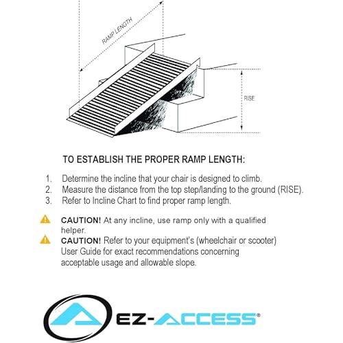 EZ-ACCESS - Portable Wheelchair Ramp and Aluminum Ramp with Handrails - Heavy Duty Mobility Device, Handicap Ramp with Textured Surface for Steps & Vertical Picket Handrails - 3G 3-Foot, Silver - size: 36 Inch (Pack of 1), style: Ramp + vertical picket ra
