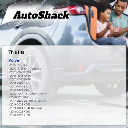AutoShack Front Ceramic Brake Pads, 4pcs