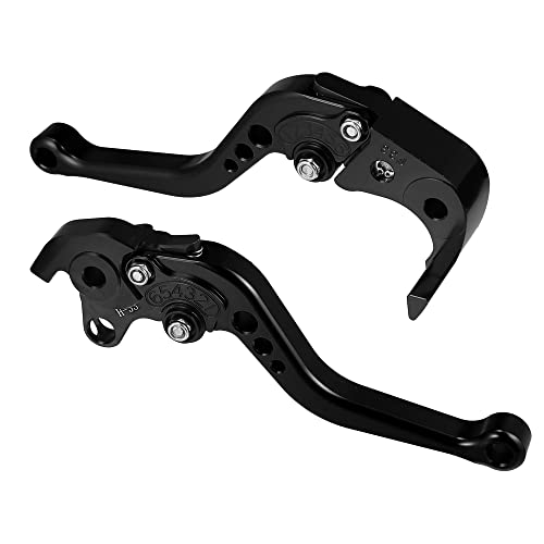 X AUTOHAUX 1 Pair Motorcycle Brake Clutch Levers Adjustable Folding CNC for Honda CBR1000RR CBR 1000RR FIREBLADE SC57 2004-2007 for CB1000R 2008-2016 Black - color: Black