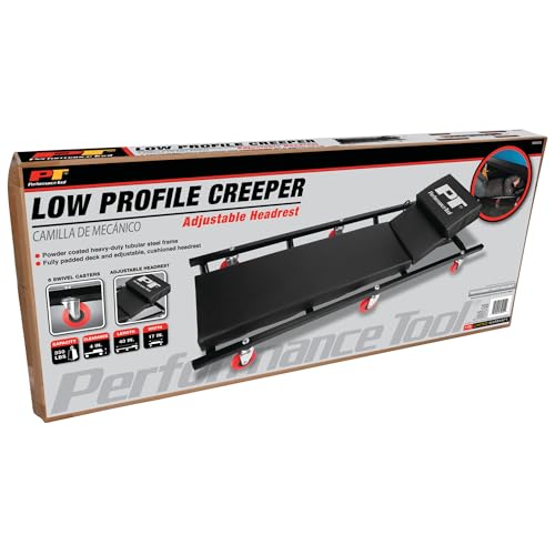 Performance Tool W85005 40 in. 6-Caster Rolling Shop Creeper