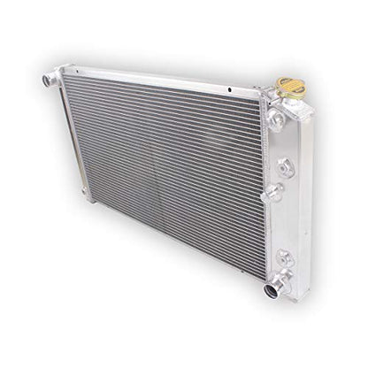 3 Rows Core Aluminum Radiator 1966-1988 for Chevy Chevrolet El Camino Caprice K20 Impala Monte Carlo Camaro Oldsmobile Cutlass Supreme GMC Caballero Buick Century Pontiac Bonneville CU161 - size: 3 ROW