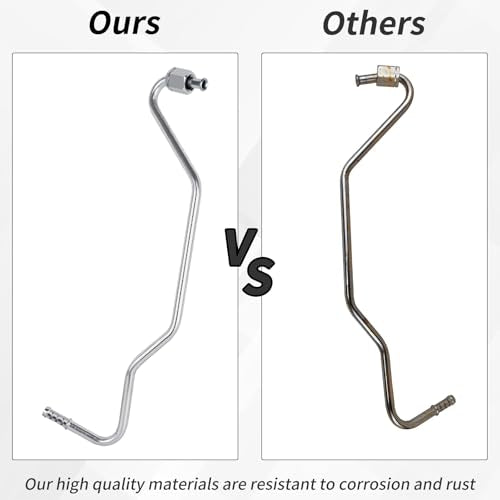 MuHize Radiator Transmission Cooler Lines - Oil Cooling Line (2 Pack) - size: Long & Short