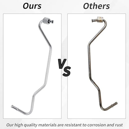 MuHize Radiator Transmission Cooler Lines - Oil Cooling Line (2 Pack) - size: Long & Short