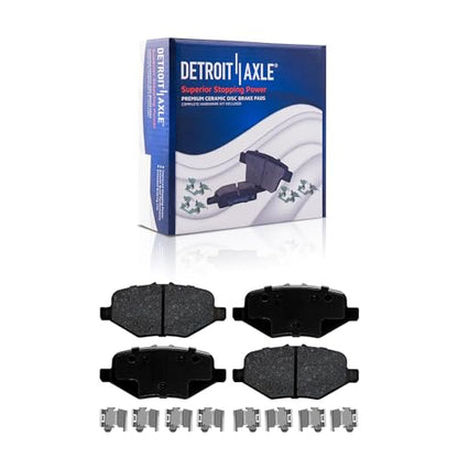 Detroit Axle - Brake Kit for Ford Explorer Flex Taurus Lincoln MKS MKT - size: 10BPR50383/kit
