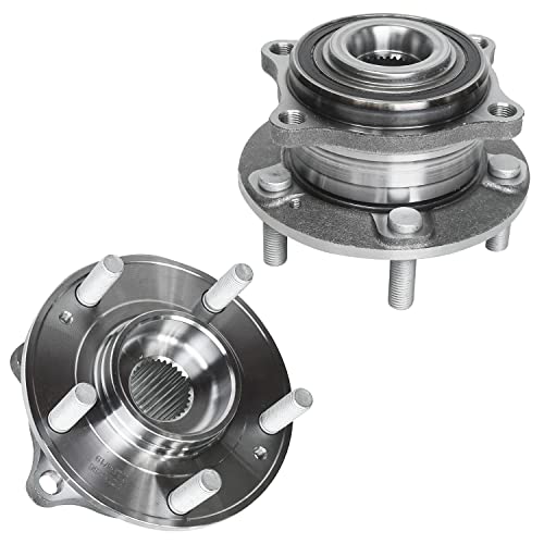 Detroit Axle - 4pc Front Wheel Bearing Hubs Tie Rods for 2011-2013 - size: 4SW42644/Kit