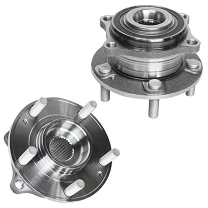 Detroit Axle - 4pc Front Wheel Bearing Hubs Tie Rods for 2011-2013 - size: 4SW42644/Kit