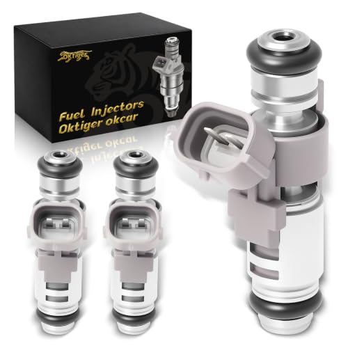 Oktiger Fuel Injectors for Kawasaki Mule Pro FXT 2015-2020, Mule Pro FX 2016-2020, Mule Pro FXR 2018-2020, Mule Pro FXT Ranch Edition 2020, Set of 3 OE#IPM018 490560038