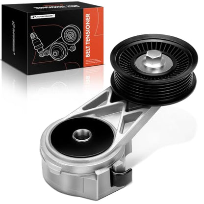A-Premium Belt Tensioner Assembly with Pulley Compatible with Ford, Mercury