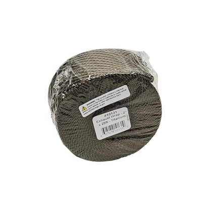 Design Engineering Titanium Exhaust Wrap 2" x 25' Lava Rock Technology - color: Titanium, size: 2" x 25'