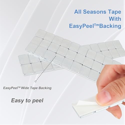 A A IN Adhesive Stick on Wheel Weights, Low Profile, 576pcs 0.25oz, Grey - color: Grey, size: 576pcs 1/4oz Wheel Weights