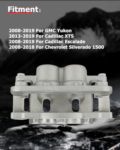 cciyu Front Left & Right Disc Brake Calipers Assembly 18B4919A 18B4918A - size: Front[18B4919A+18B4918A]
